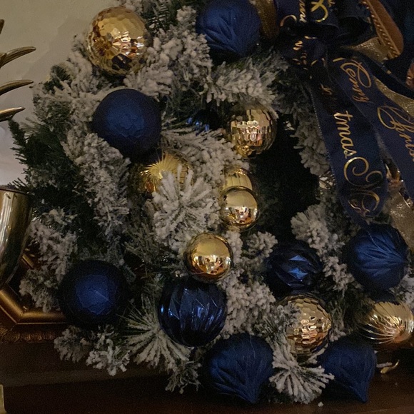 24” snowy Christmas wreath $75.00 - Picture 2 of 10